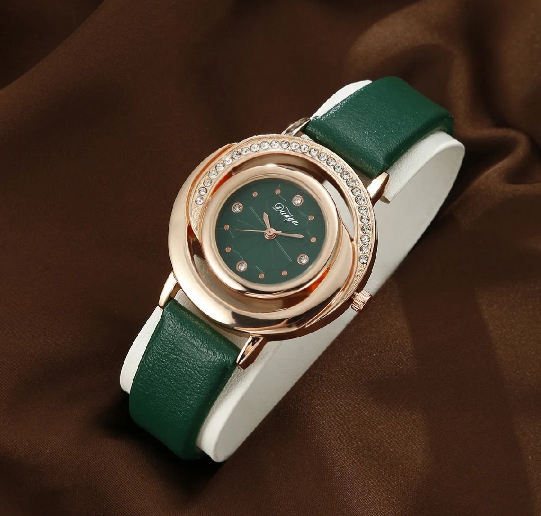 Women Leather Band Watch - Image 2